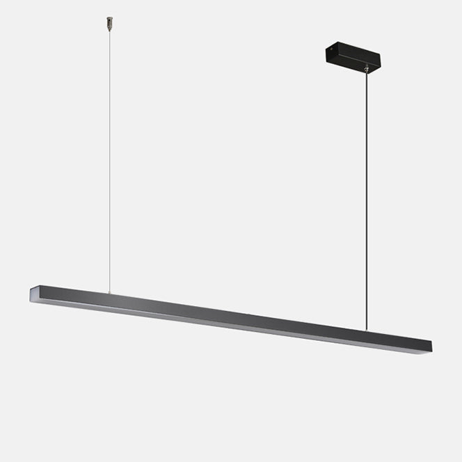 Linear Pendant Light Metal 39 in Adjustable Kitchen Island LED Warm White 3000K-6000K Modern Dining Room Hanging Lamp | Kalsten