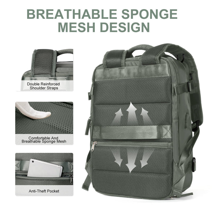 Kalsten | Women's Large Travel Backpack Waterproof Hiking Backpack