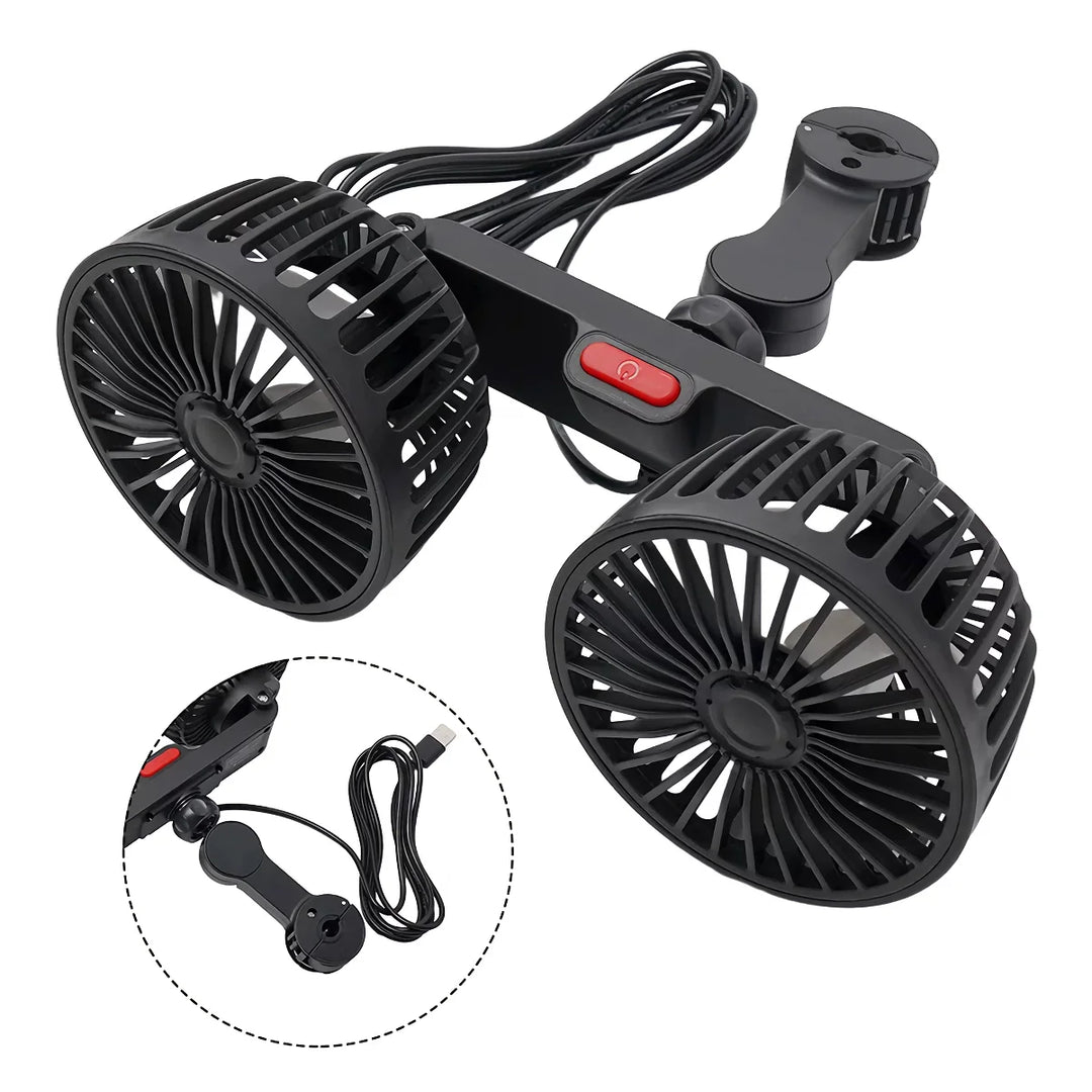 Dual Head Car Seat Cooling Fan | Kalsten