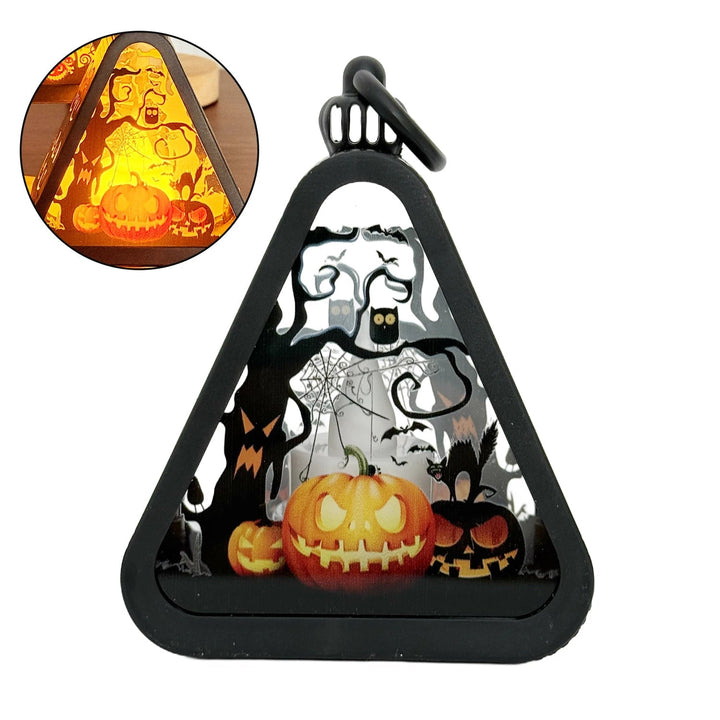 Halloween Decor Triangle Table Lamp | Noxord