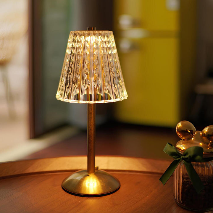 Golden Crystal Table Lamp | Kalsten