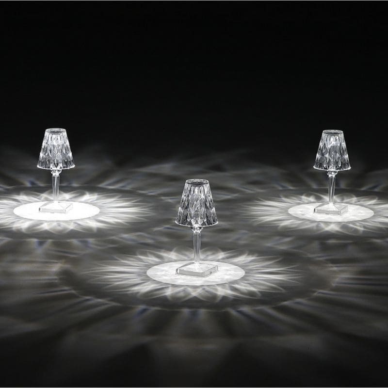 Acrylic Crystal Table Lamp - LuxeGlow | Kalsten