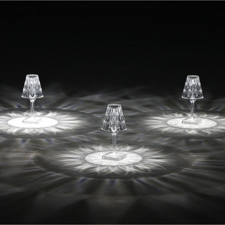Acrylic Crystal Table Lamp - LuxeGlow | Kalsten