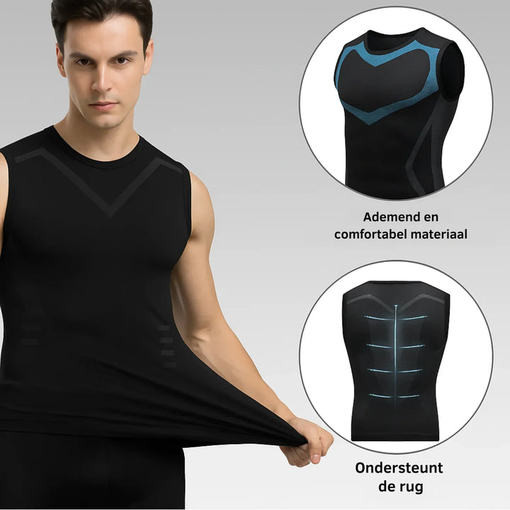 Kalsten | KrachtVorm Men's Compression Vest – Invisible Posture Correction & Slimmer Appearance