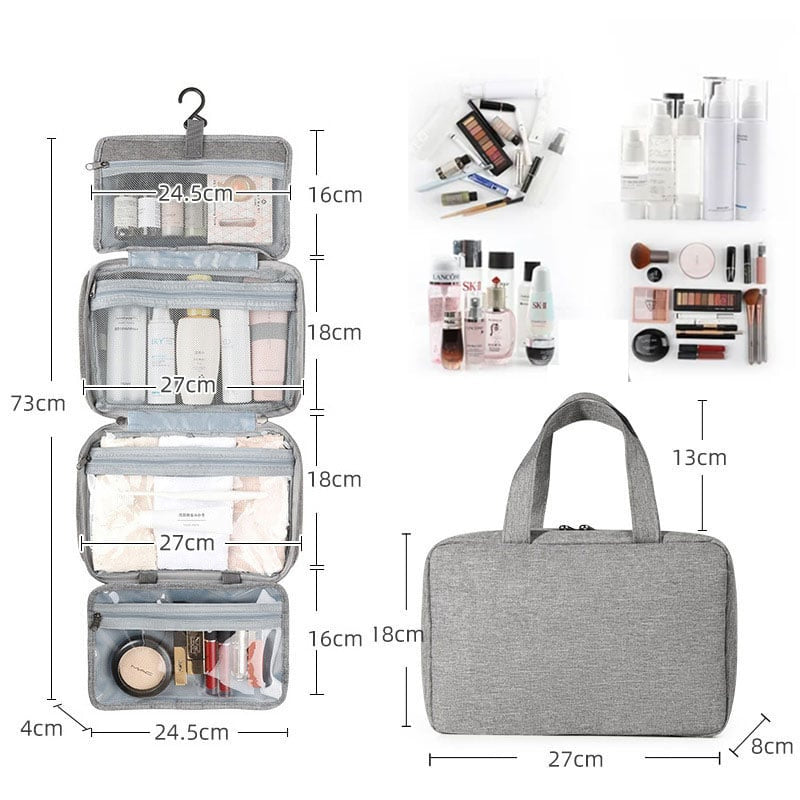 Kalsten | Water-resistant Toiletry Bag Travel Bag with Hanging Hook