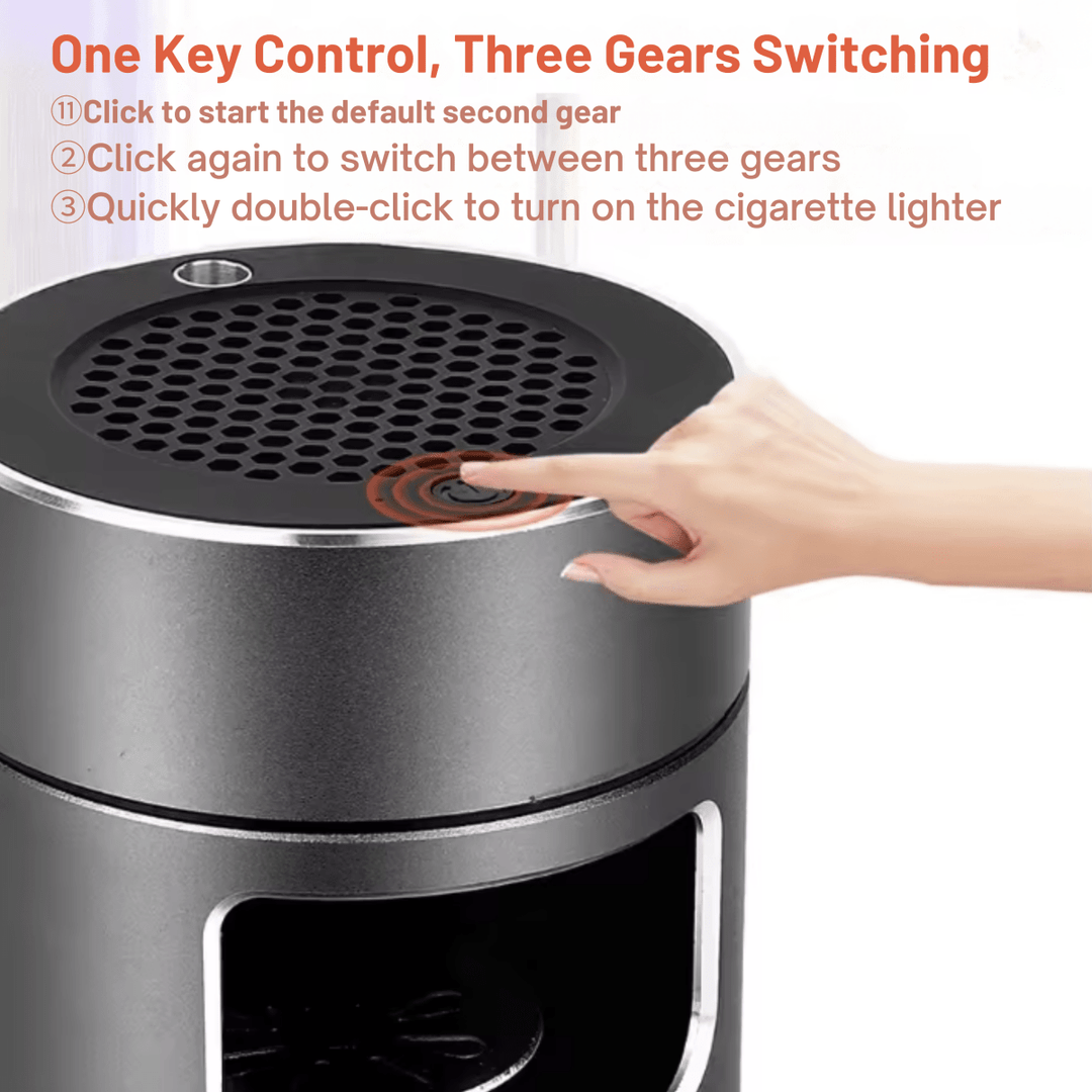Kalsten | AEROCLEAN – Smart Smokeless Ashtray with Rechargeable Battery and HEPA Filter