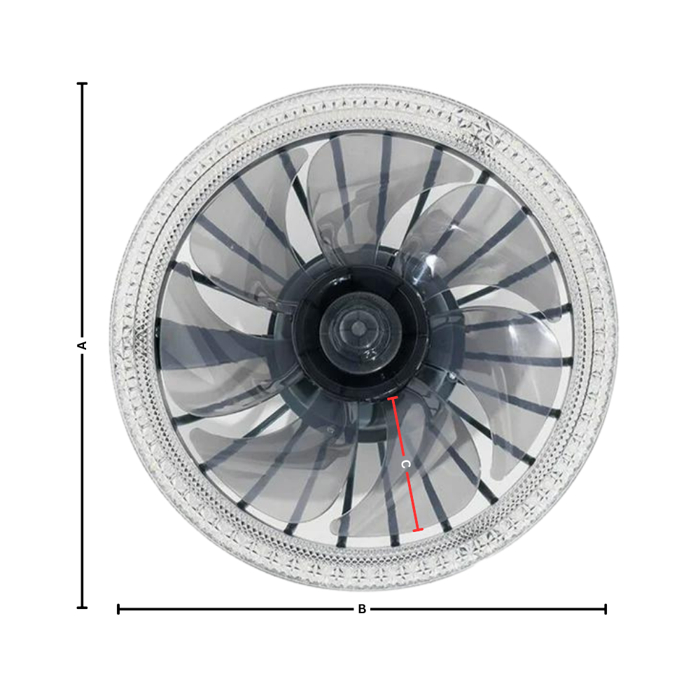 Aesthetic Ceiling Fan With Light And Remote | Kalsten