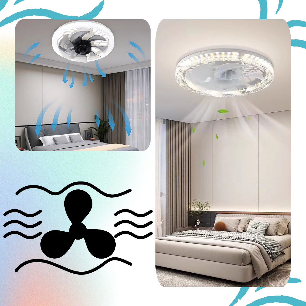Aesthetic Ceiling Fan With Light And Remote | Kalsten