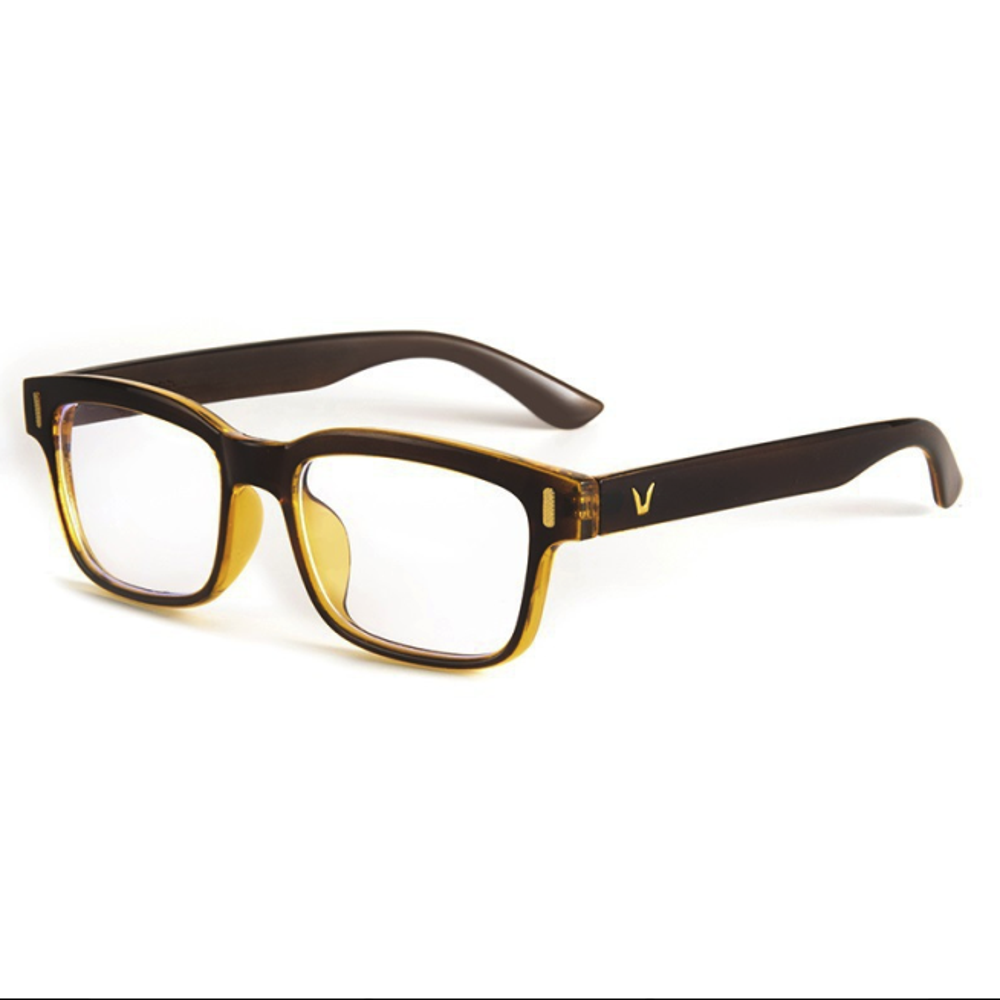 Blue light filter glasses square for screen work | Kalsten