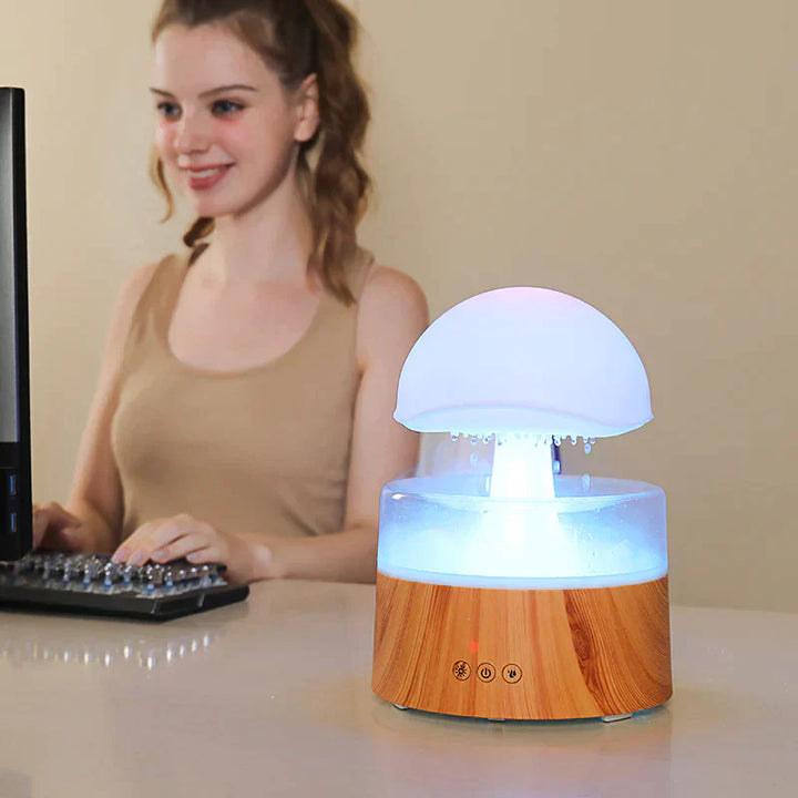 Stylish CalmCloud - Cloud Air Humidifier with Night Light Noxord