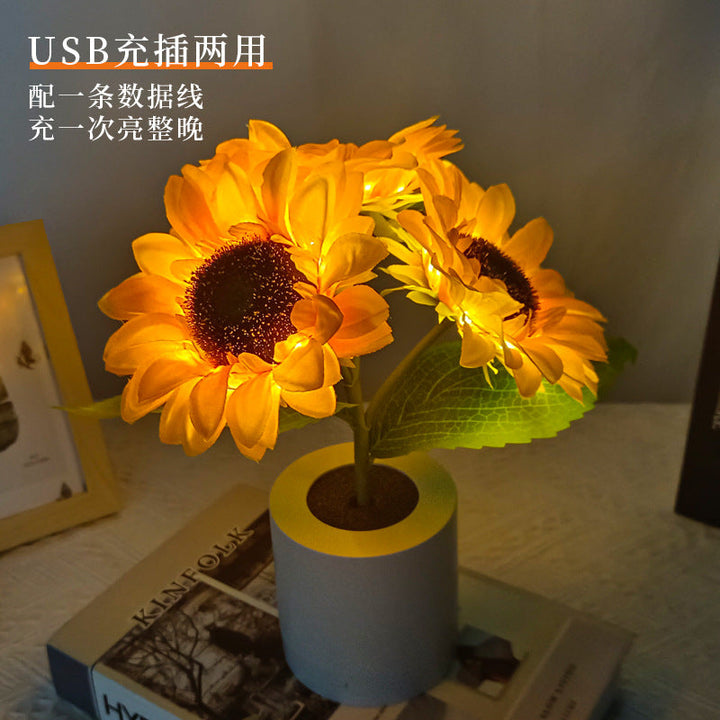 Sunflower LED Table Lamp – Decorative Light