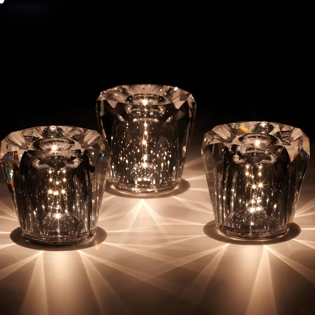 Kalsten | Lamp - Luxury Diamond Crystal LED Rechargeable Table Lamp