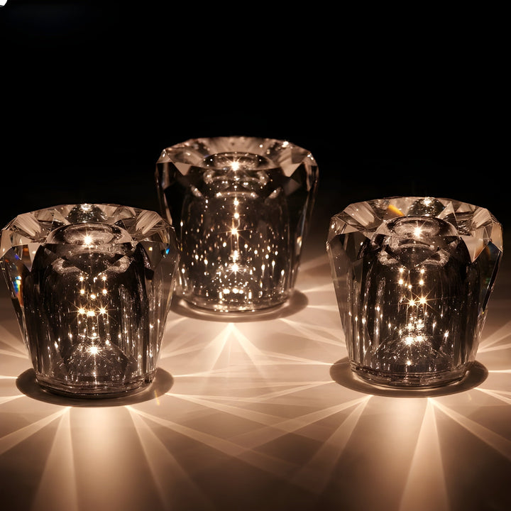 Luxury Rechargeable Diamond Crystal Table Lamp - Lumière Diamant | Kalsten