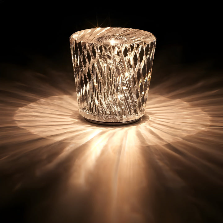 Luxury Rechargeable Diamond Crystal Table Lamp - Lumière Diamant | Kalsten