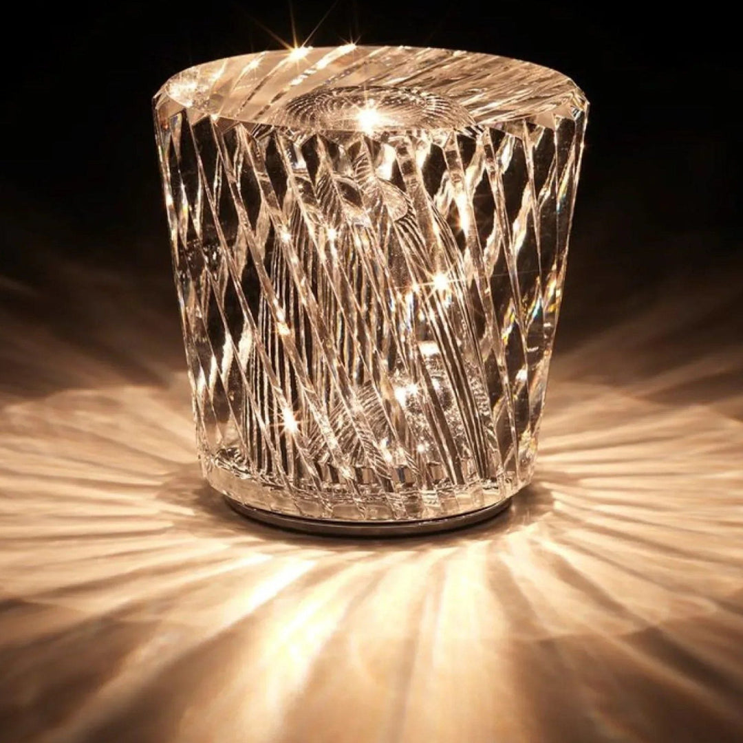 Kalsten | Lamp - Luxury Diamond Crystal LED Rechargeable Table Lamp
