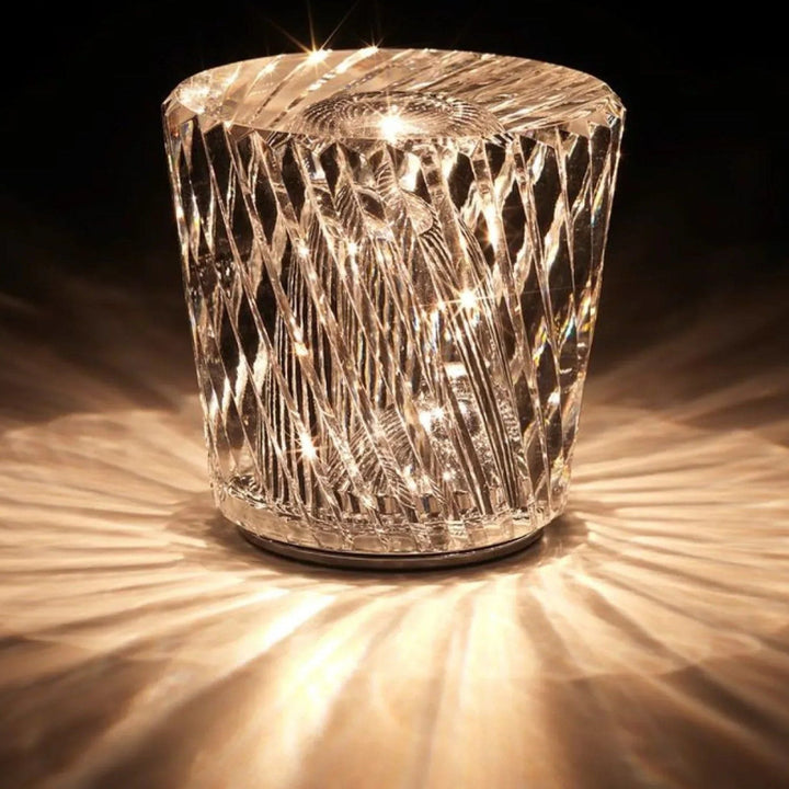 Kalsten | Lamp - Luxury Diamond Crystal LED Rechargeable Table Lamp