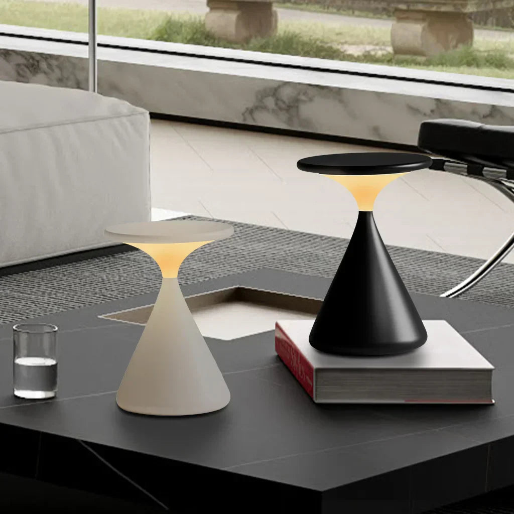 Wireless Table Lamp Amos Hourglass | Noxord