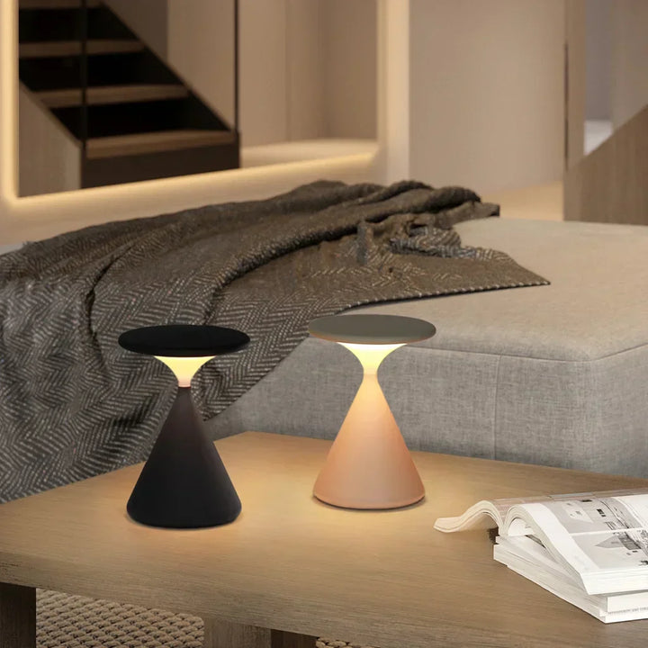 Wireless Table Lamp Amos Hourglass | Noxord