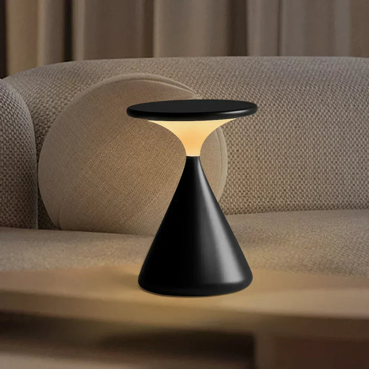 Aeron Hourglass Battery Table Lamp | Dimmable LED Table Lamp Without Cable | Kalsten