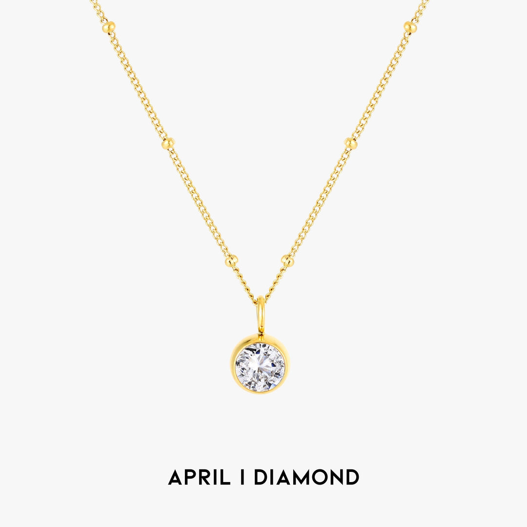 Birthstone Pendant Necklace