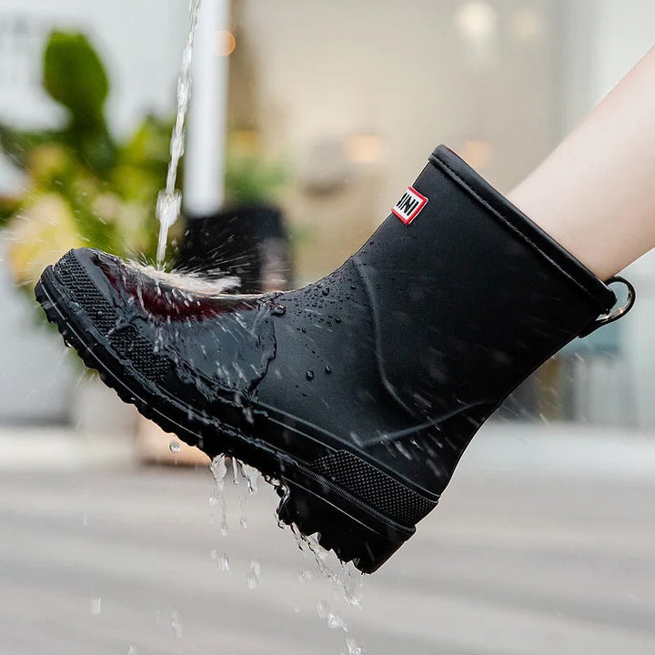 Kalsten | AquaStride 2.0 | Stylish Mid-Calf Waterproof Rain Boots for Women