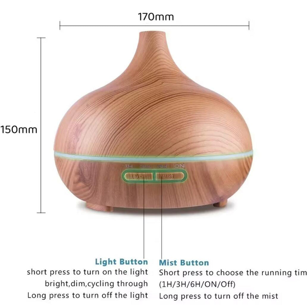Aroma Diffuser – 500 ml with wood look | Kalsten
