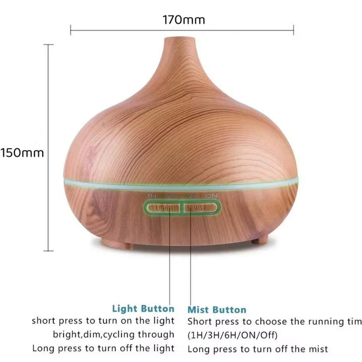 Aroma Diffuser – 500 ml with wood look | Kalsten
