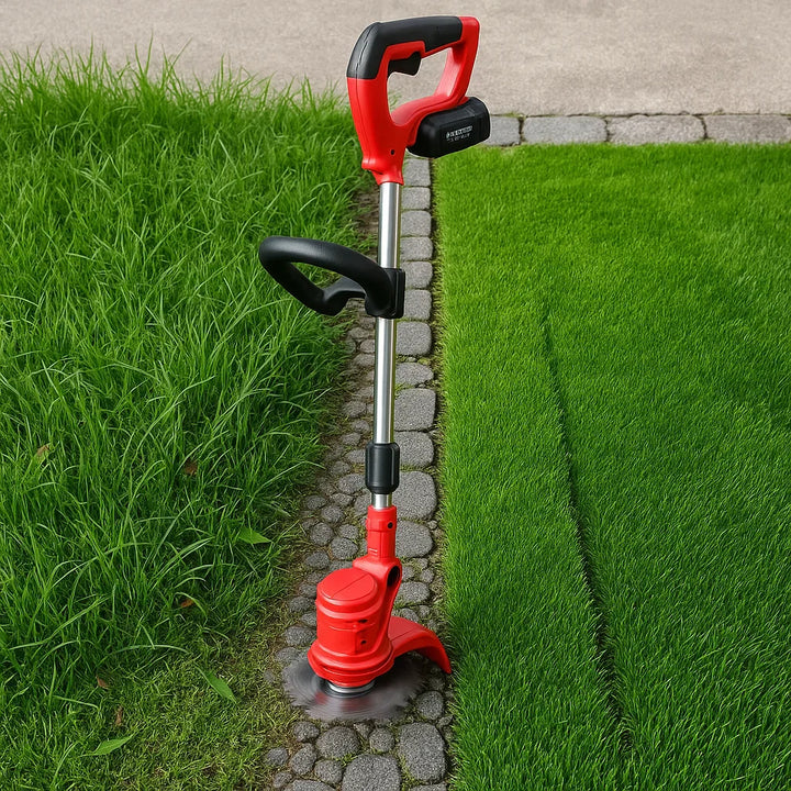 Kalsten | Cordless Grass Trimmer with Adjustable Cutting Width for Lawn Care & Garden Maintenance