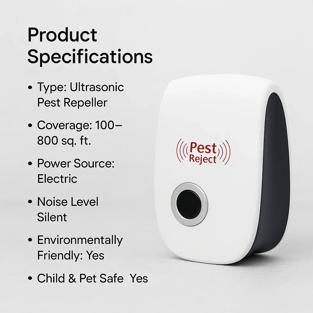 Kalsten | Ultrasonic Squirrel Repeller Device - Effective Pest Control to Deter Squirrels in 48 Hours for Gardens & Yards