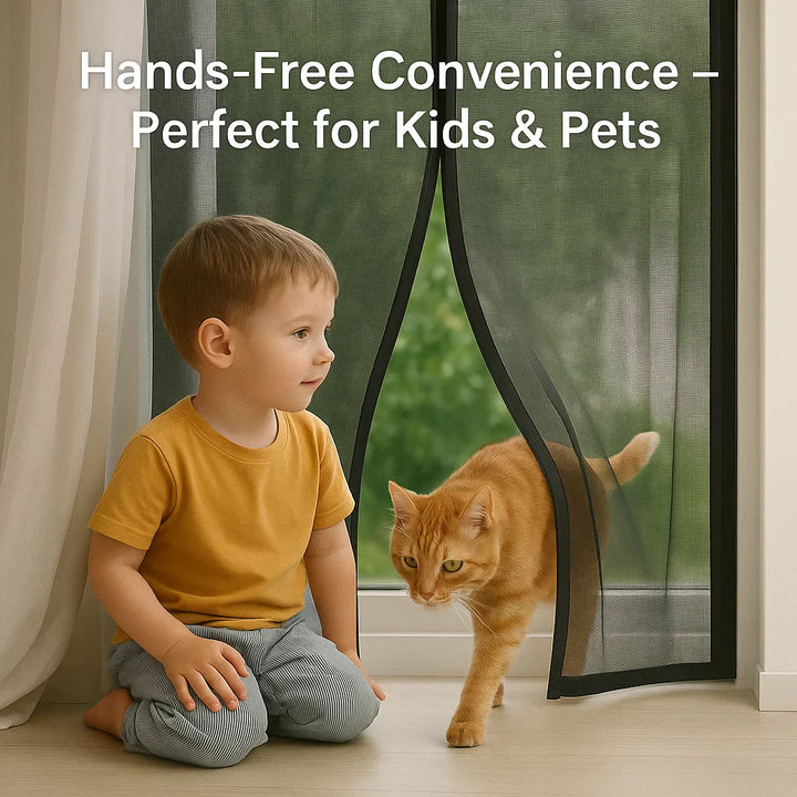 Kalsten | Magnetic Mosquito Net for Windows - No-See-Um Mesh Insect Screen for Home Protection & Bug Prevention
