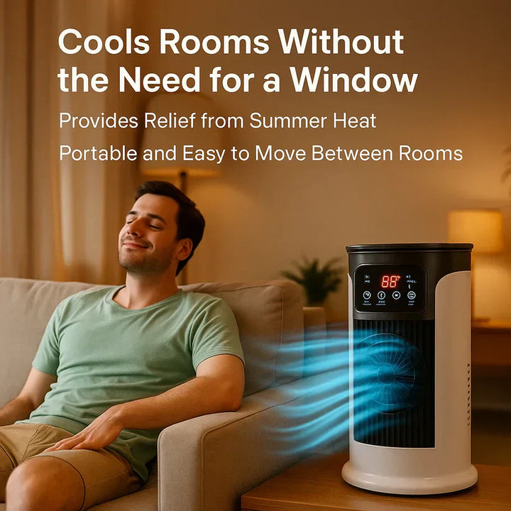 Kalsten | Portable Air Conditioner | Windowless, Energy Efficient & Ideal for Home Office and Dormitory Use