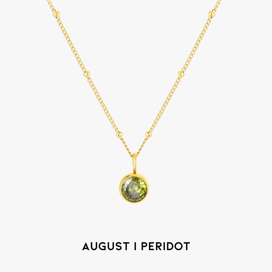 Birthstone Pendant Necklace