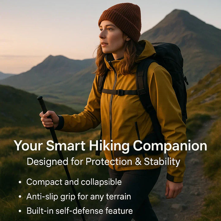 Sturdy Trekking Pole Lightweight Walking Pole with Antiskid Grip | Kalsten