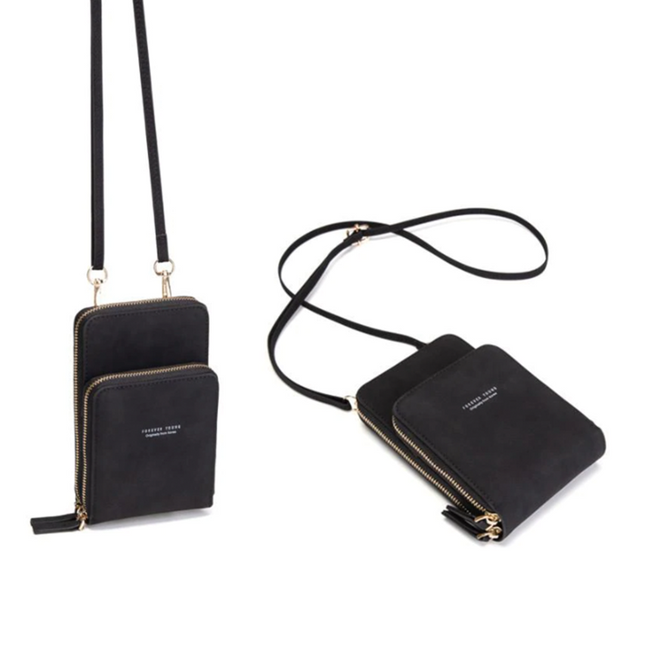 Noxord | Triple Secure Leather Phone Purse: Elegance Meets Practicality