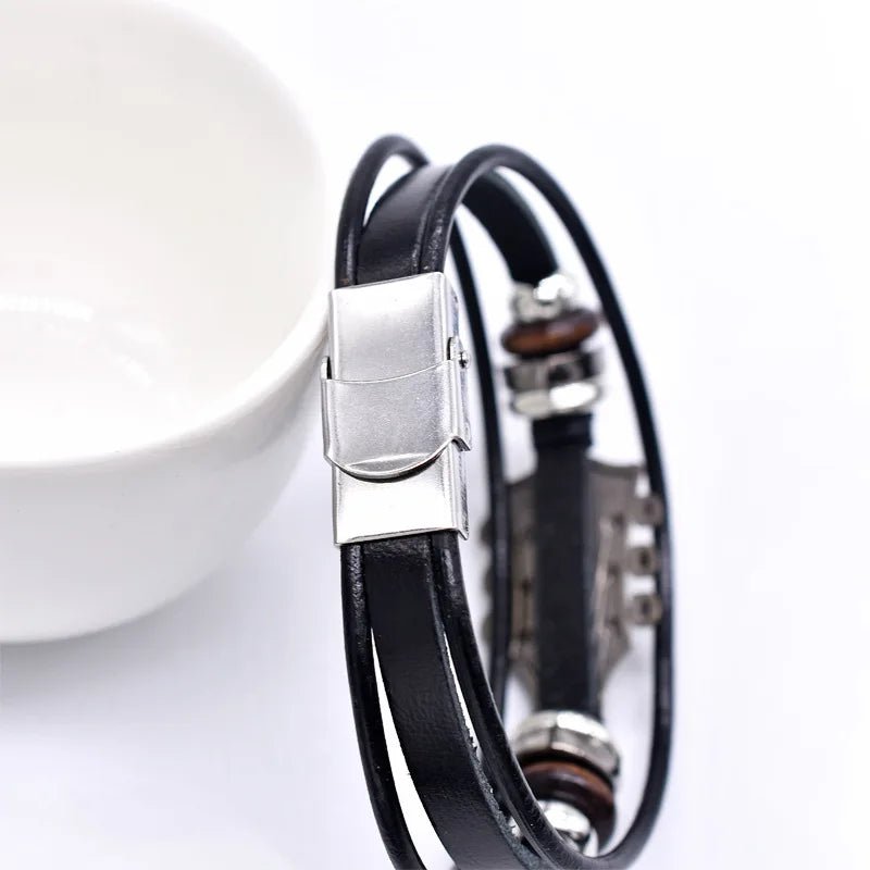 Leather Guitar Bracelet