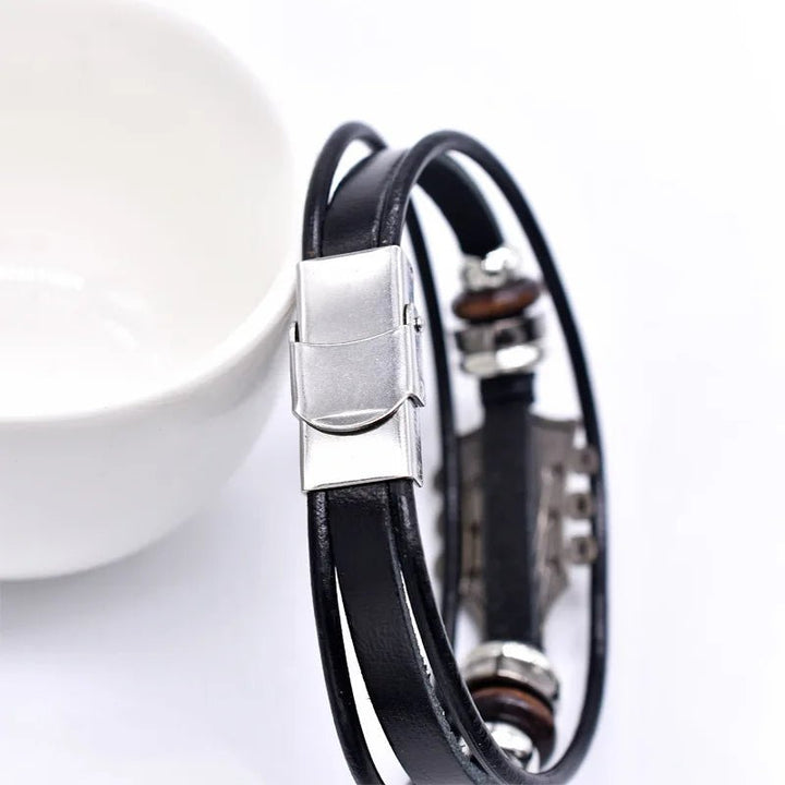 Leather Guitar Bracelet