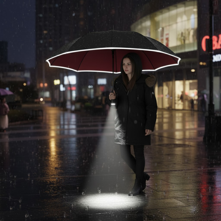 StormShield LED Umbrella with Automatic | Kalsten