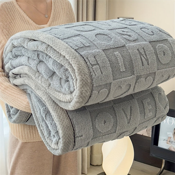 Stylish Coral Fleece Blanket for Ultimate Comfort Noxord