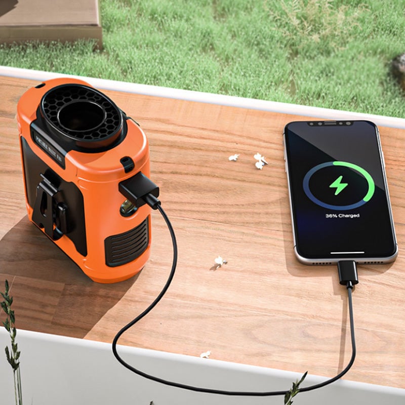 Portable belt fan with USB charging | Kalsten