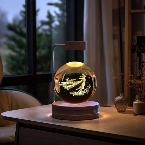 Crystal Ball Cosmic Dinosaur Indoor Night Light USB Power Warm Bedside Light Birthday Gift Night Lamp | Kalsten
