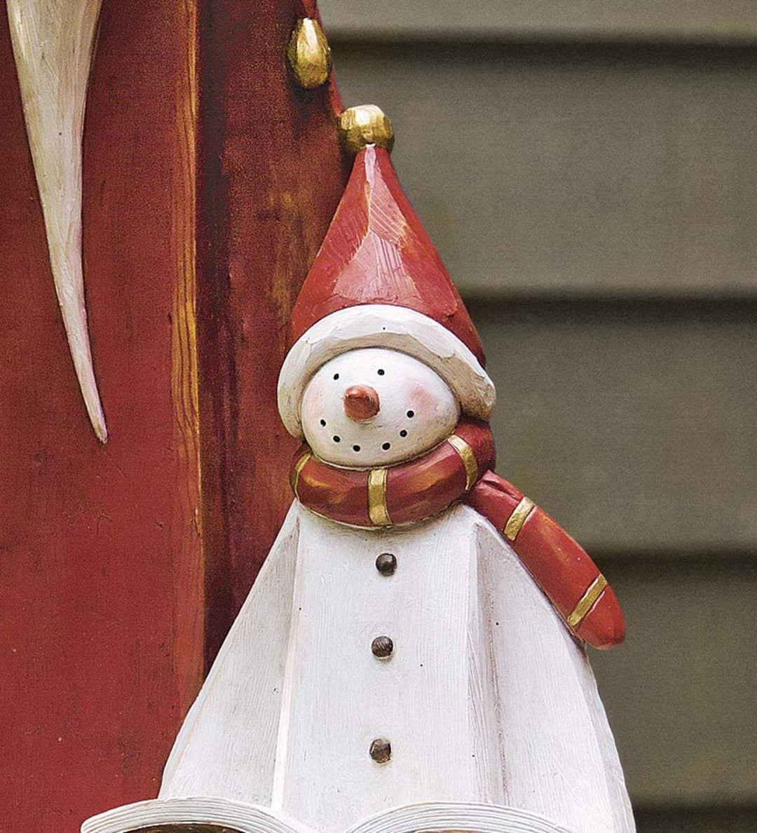 Kalsten | Santa And Snowman Sculpture