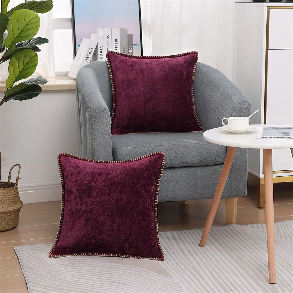Kalsten | Soft Chenille Velvet Throw Pillow Cover