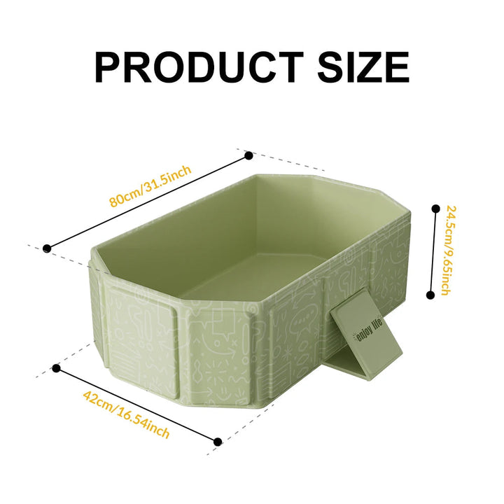 LullaBabe Portable Foldable Baby Bathtub — Enjoy Safe, Relaxed Baby Bathing Anywhere | Kalsten