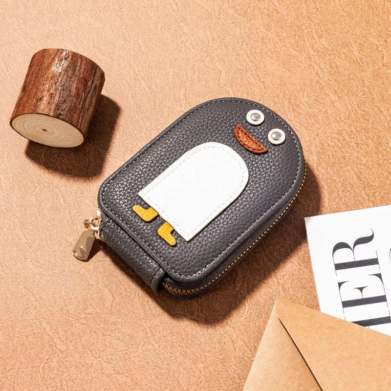 Kalsten | Cute Penguins PU Credit Card Coin Wallet