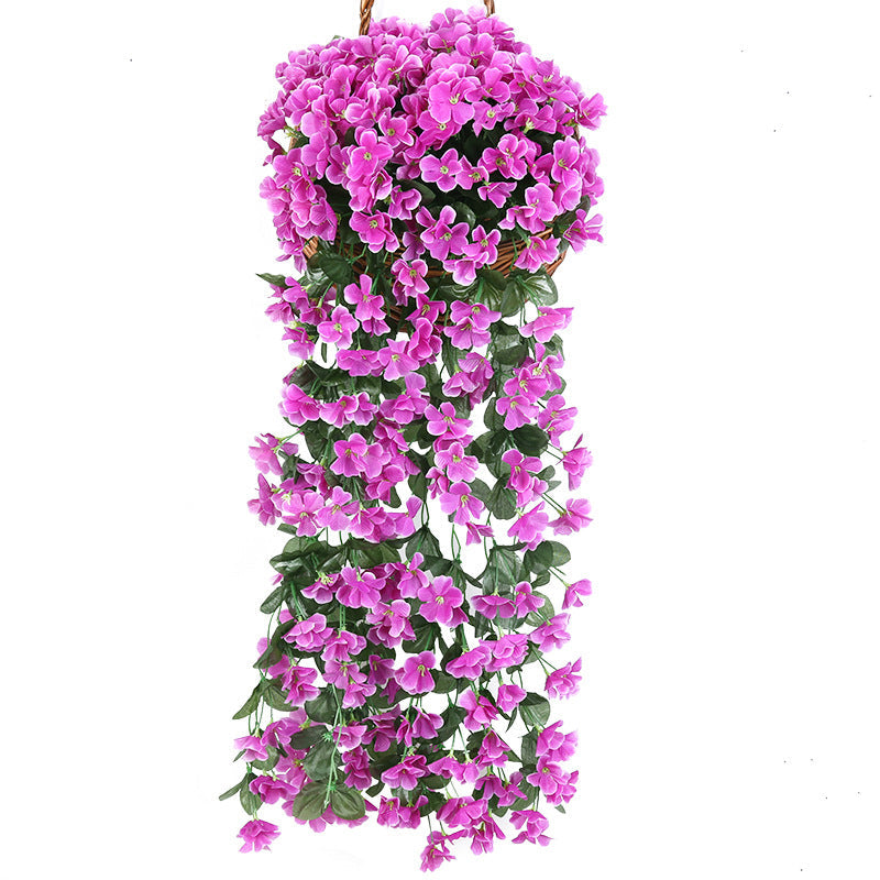 Purple simulated hanging basket | Kalsten