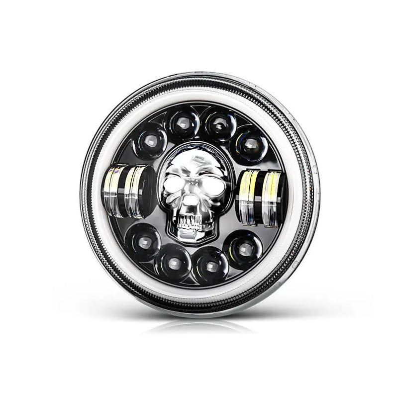 Noxord | 7 Inch Skull LED Headlight