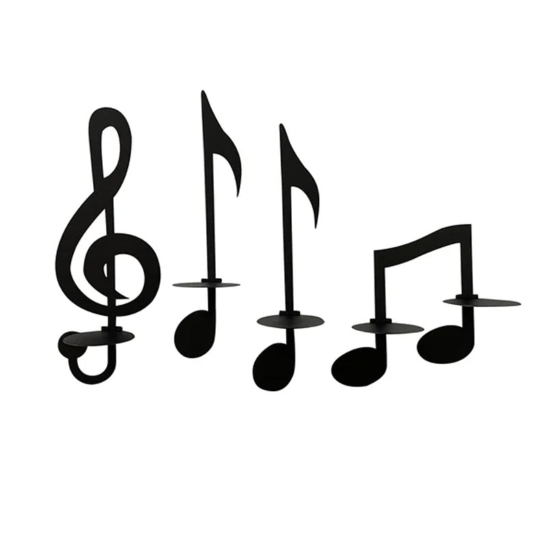 Black Musical Note Wall Light | Kalsten