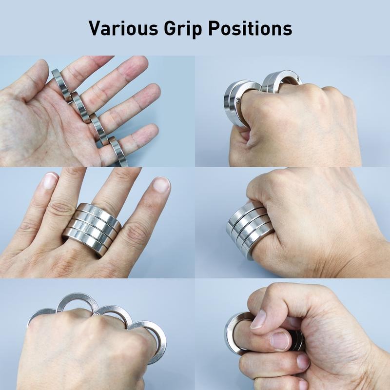 Noxord | Foldable Four-Ring Titanium Steel Fidget Toy