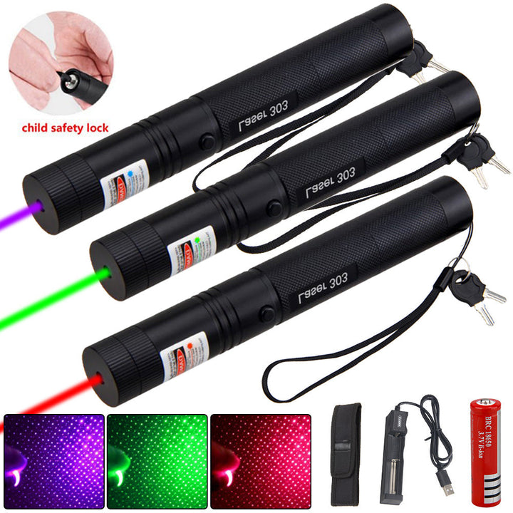 Kalsten | Zelara-Power Laser Pointer 303 - Rechargeable visible USB laser pointer with high power