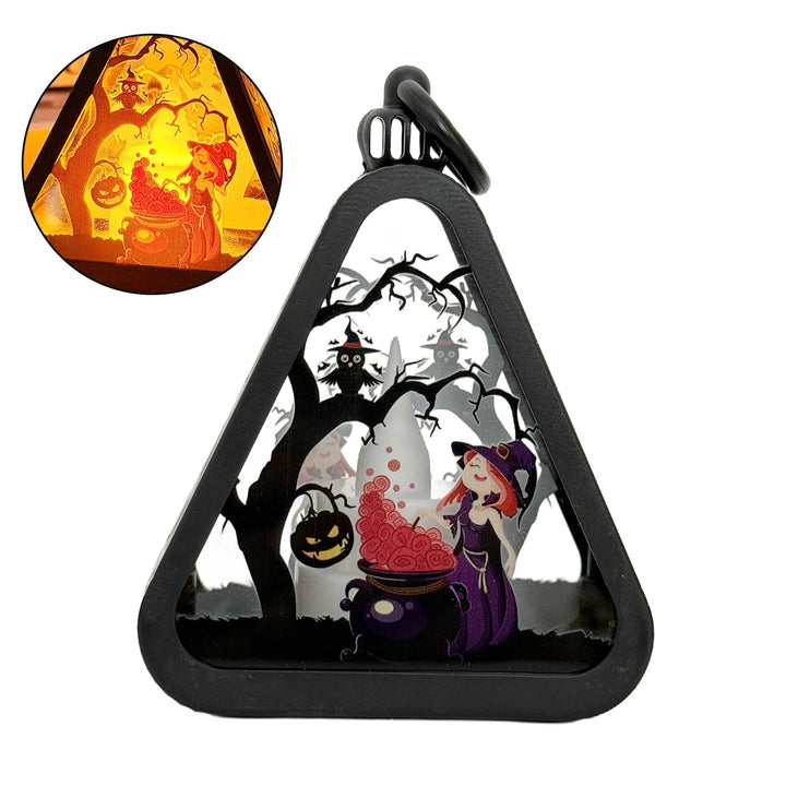 Halloween Decor Triangle Table Lamp | Noxord